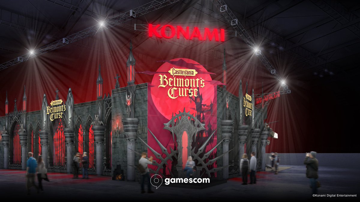 Castlevania_EN's tweet photo. Join us at Gamescom 2026, and play Castlevania: Belmont's Curse for the first time! 🦇

Are you prepared to fight?⚔️ https://t.co/S55X70sGhX