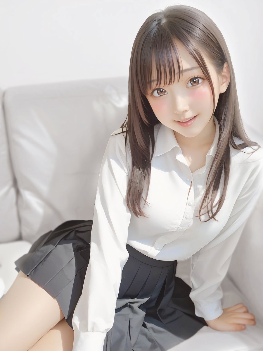 AI_MAKE_PEACE's tweet photo. ソファにすわってぼ～っとする時間が好き🧸

毎日いろんなことがあるけど、愛莉といっしょにソファにすわって
あなたが癒されてる想像してくれたら嬉しいな❤

#AIphoto #AIgirl #AI美女 #AI美少女 #愛莉 #あいり https://t.co/bG787nw9dL