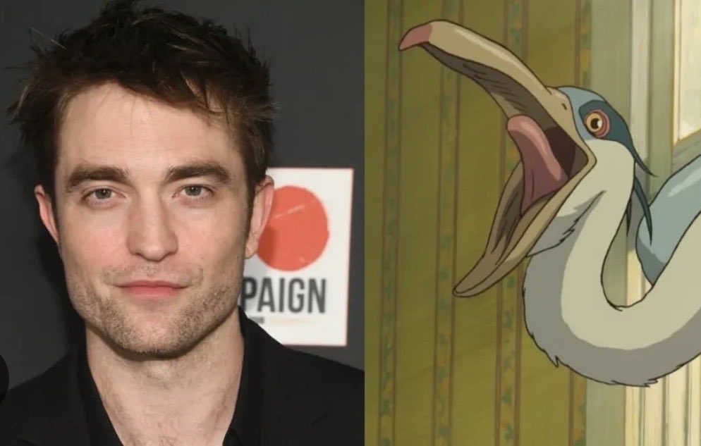 JC_from_Johto's tweet photo. Since we’re talking about Robert Pattinson
He was the Heron in The Boy and the Heron https://t.co/xEH7nOKzEX