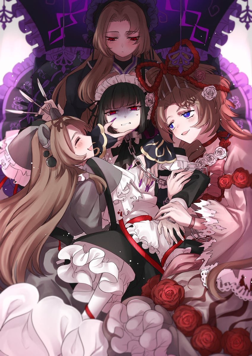 Sinnernumber9's tweet photo. [Sometimes the mirror summons multiple IDs at once, causing scenarios such as the one that [READER] is going through]

"One Rodya is good but 3 are better~ Whose your favourite~?" https://t.co/6b5kUn3eni