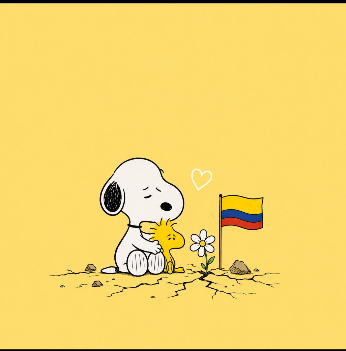 SnoopyVibep4's tweet photo. 私たちの心はコロンビアとともに。🇨🇴🤍 https://t.co/8CySDhVoFF