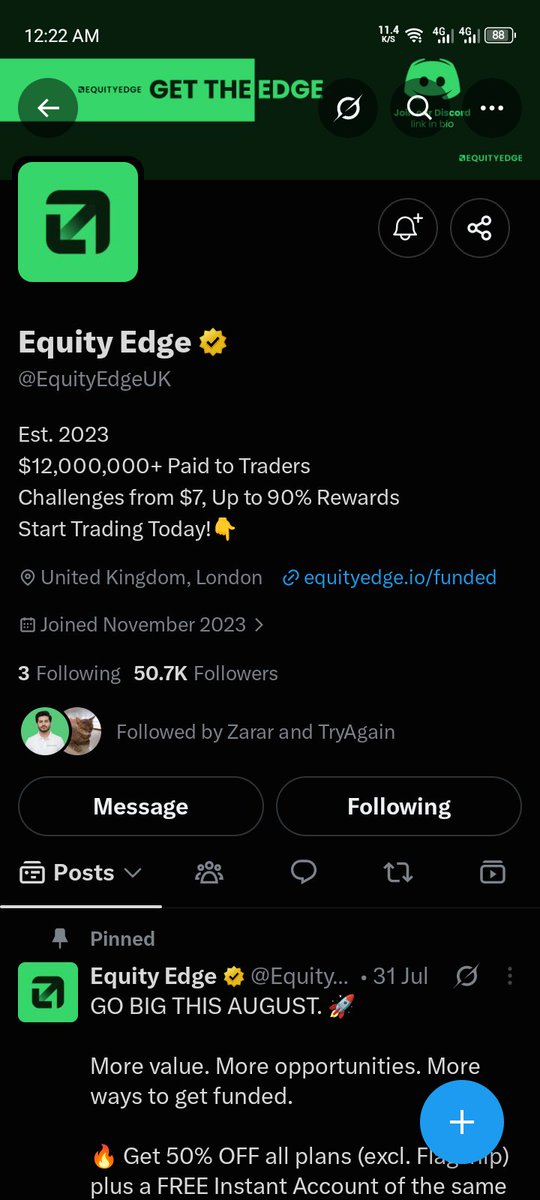 ahmedfxctd's tweet photo. @JIBRIN5k @ZararEquityEdge @EquityEdgeUK Done https://t.co/QytIK5zOhD