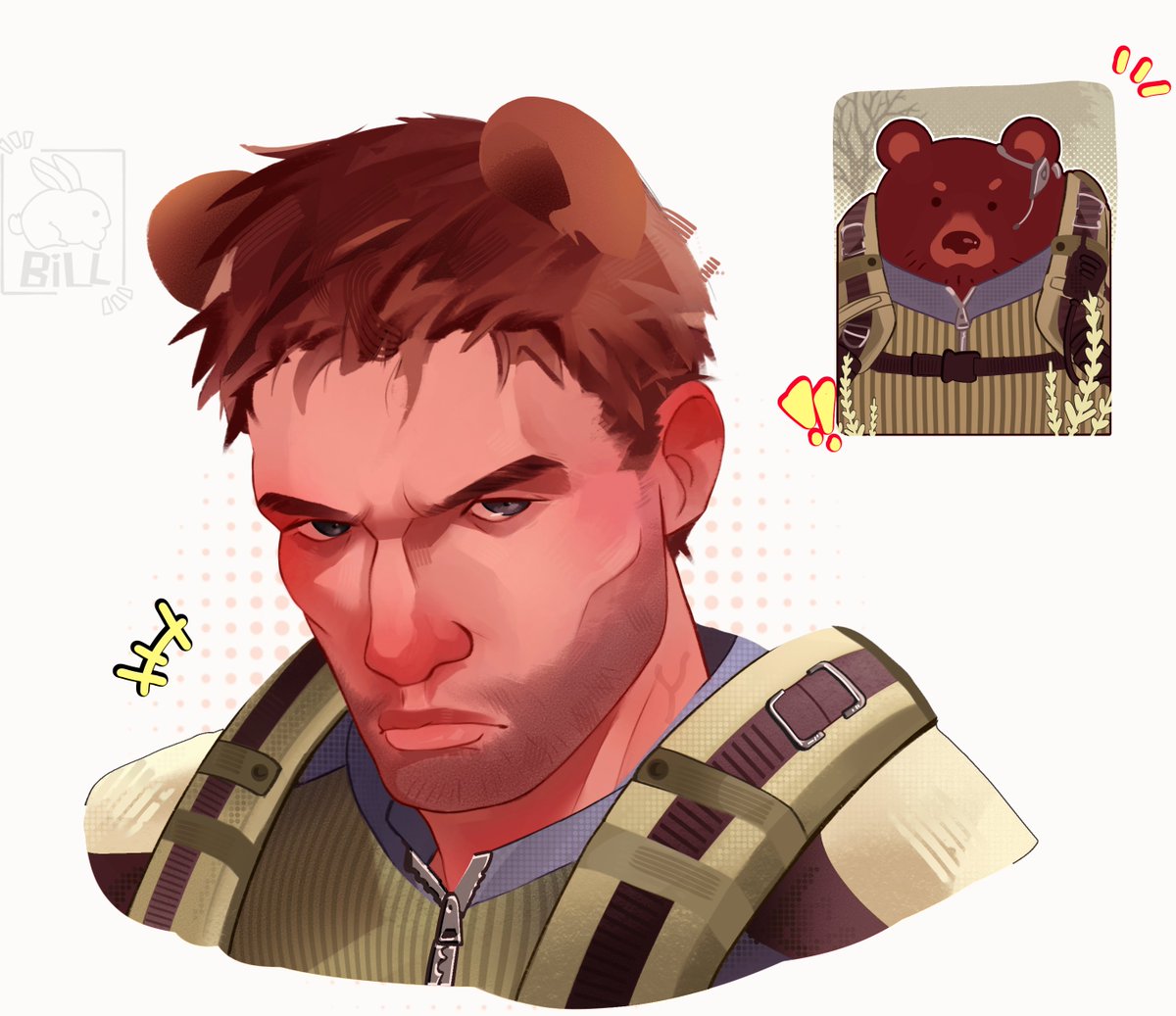 BILL_tibu's tweet photo. lil bear!

#ChrisRedfield #ResidentEvil https://t.co/DFoS3mKNpd