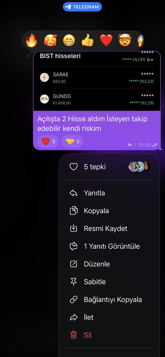 TradeFatihi's tweet photo. 1458₺ Den Paylaştığım #GUNDG Hissem Bugün De Tavan Yaparak 2007₺ Oldu
Ve %37 Kâr Bıraktı 🚀🚀
#Borsa #Hisse #yatırım #alsat #HalkaArz #Bist #Bist100 #Borsaİstanbul #Tuprs #Asels #Tera #tahol #odıne https://t.co/3noUuIDBhz