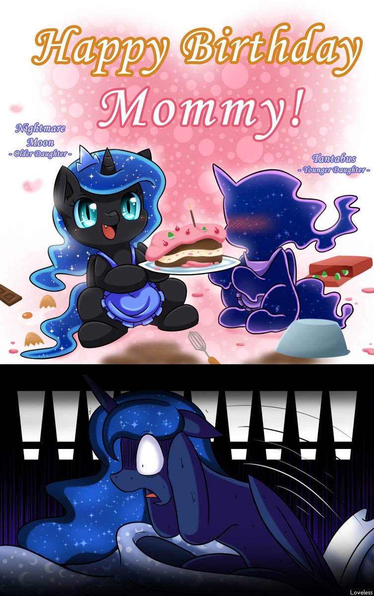 Sethisto's tweet photo. Who takes care of Luna when she has nightmares? 

https://t.co/OCKvMinkVH https://t.co/M2BW7xDliJ
