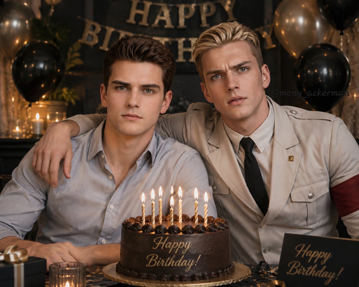 monyuchiha's tweet photo. Happy birthday, Marcel Galliard!!! 🥹❤️💕 I love how the AI generated this image of my dear Galliard Brothers. 🥹❤️ https://t.co/cZuBxENL3I