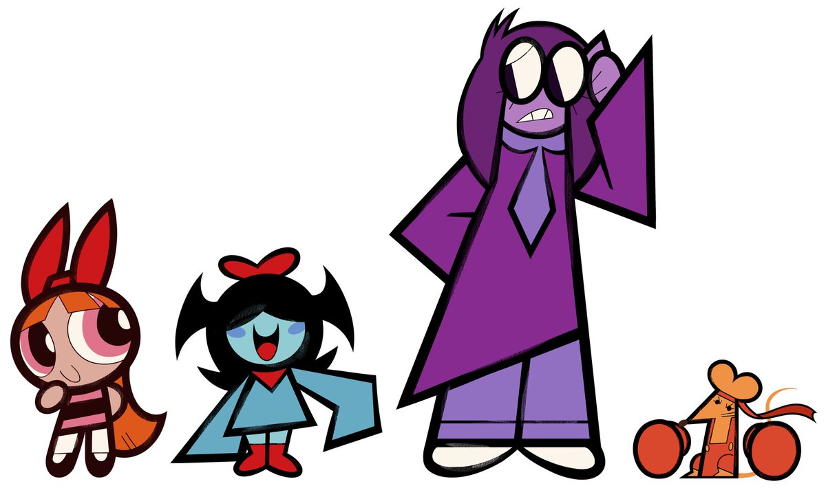 SitrusJgglypuff's tweet photo. Deltarune Flowers in PPG style (1/2)

#Deltarune #PowerpuffGirls https://t.co/WGrWUwEBcN