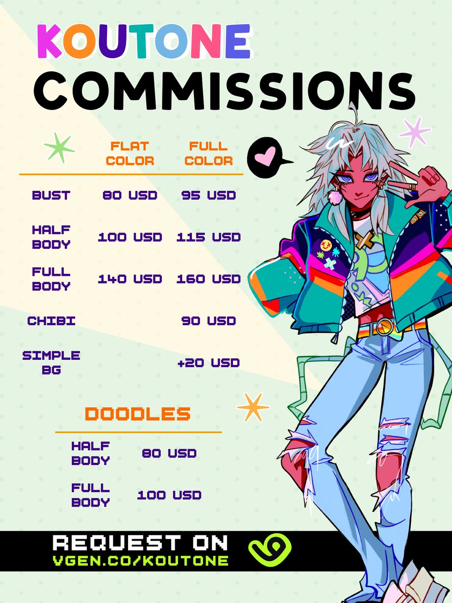 koutone9's tweet photo. my comms are open on vgen! ⬇️🩷 https://t.co/CBo2AVc3r2