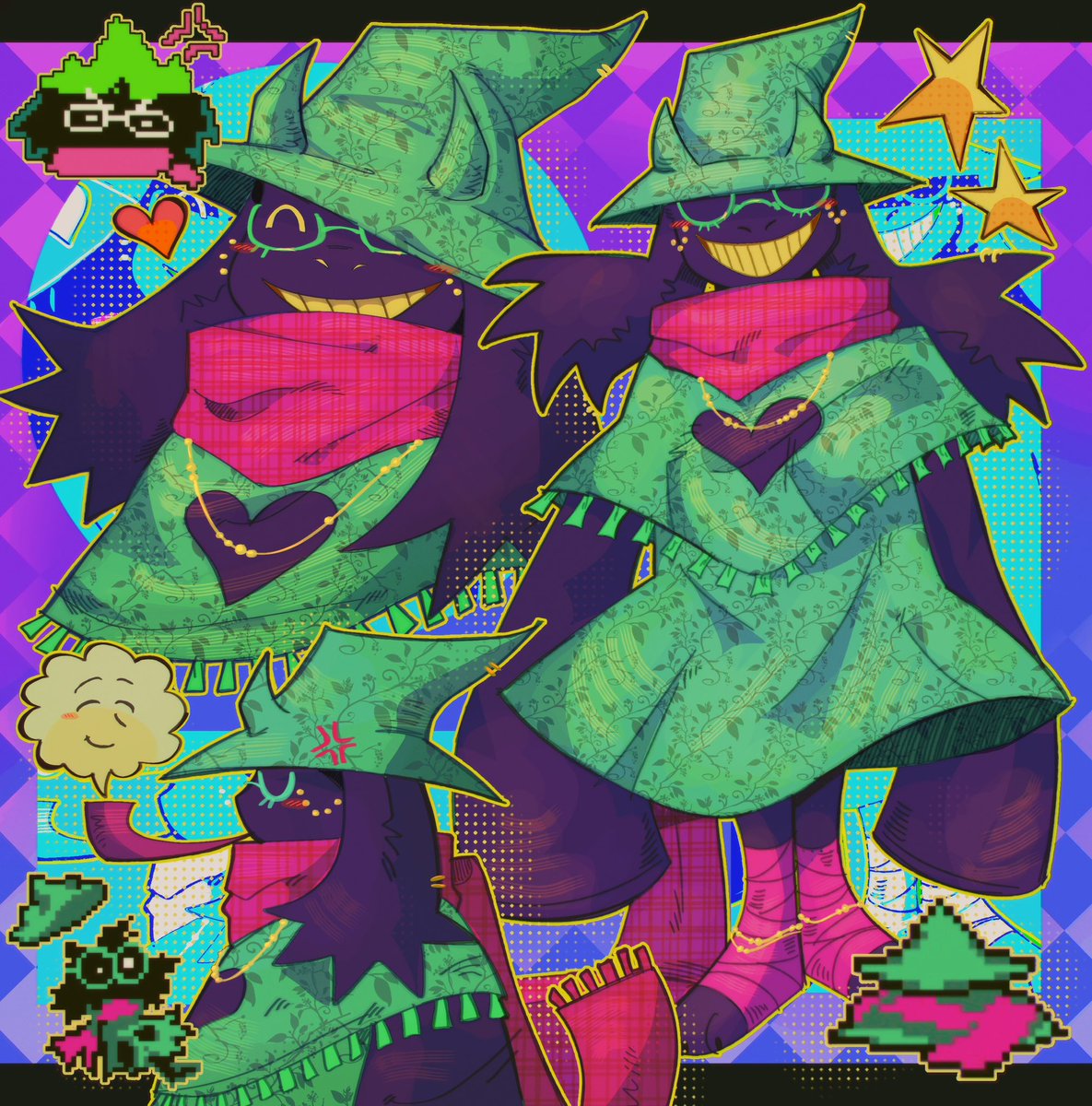 gorattno's tweet photo. ralsei if she was sick and twisted and evil or something 
#deltarune #fanart https://t.co/lXo3dm6M3D