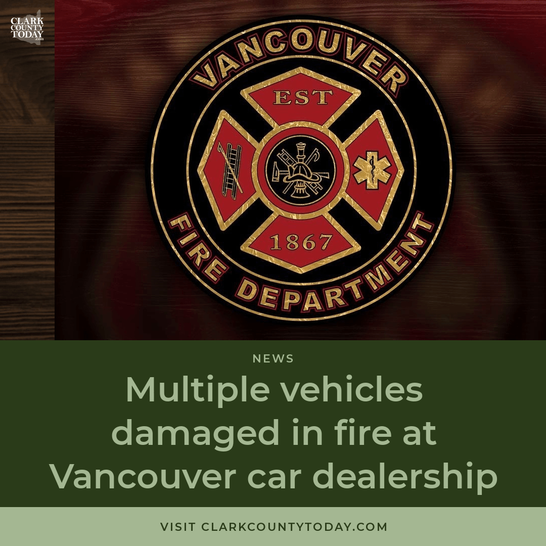 NewsFromCCT's tweet photo. Twelve vehicles burned at Alan Webb Chevrolet in Vancouver at 4:06 a.m. Monday. No injuries reported. The arson unit is investigating. https://t.co/tOo4q4jILe #VancouverFire #ClarkCounty
📷 Photos courtesy Vancouver Fire Department https://t.co/EPHfkp2Rw8