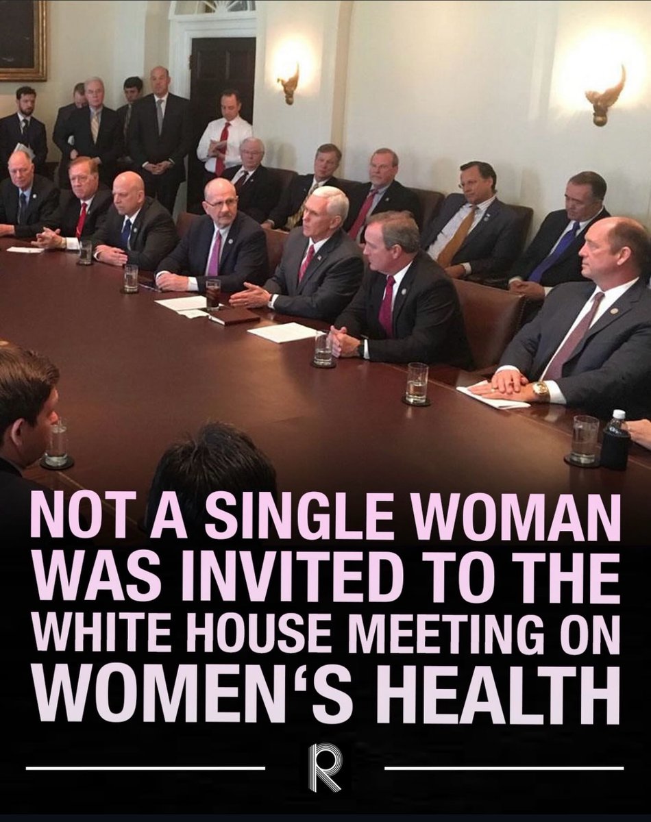 dotgutts's tweet photo. NOT ONE WOMAN INVITED . . . . So just what could they have talked about without ever having had a period, PCOS, ovaries, a baby, a miscarriage, menopause, PMS, been raped by a man . . . . .(some may be guilty of the act, just sayin') https://t.co/2ssNRqDOWw
