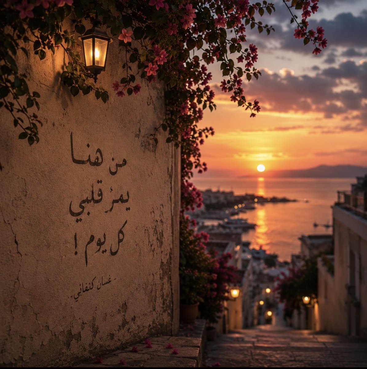 NOORA_QMR's tweet photo. كتبت لها مرة على جدارِ منزلها:
«من هنا يمرُ قلبي كل يوم!» 
               
- غسان كنفاني https://t.co/Od1wrJ9Nyr