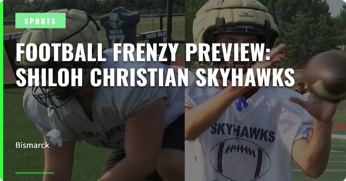 KXMB's tweet photo. The Shiloh Christian Skyhawks enter the 2026 season looking to push for a playoff spot. They're going to have to do it with a new quarterback and several key returners. 

Full Story: https://t.co/EnaZhcjBS6 https://t.co/Yt3YZNcRVV