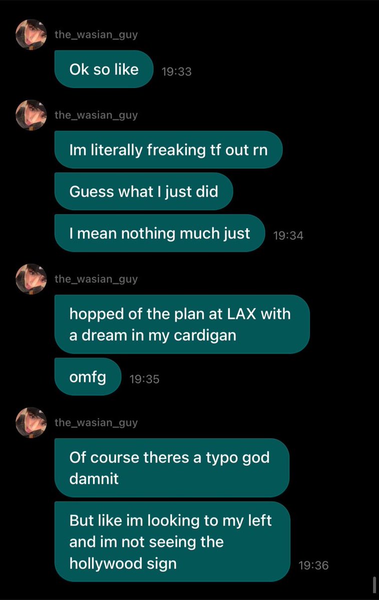 kissweno's tweet photo. bro landed in la and doesn’t know how to act https://t.co/3uymLDF6eR