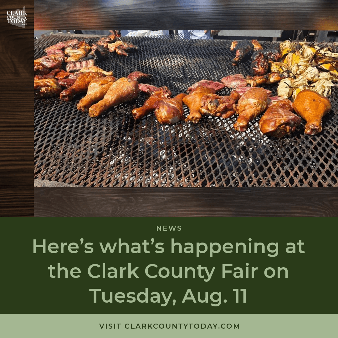 NewsFromCCT's tweet photo. Military gate tickets are $8 Tuesday at the Clark County Fair. Hell on Hooves Roughstock Rodeo at 7 p.m., donut eating contest at 12:30 p.m., K-9 demo at 5:30 p.m. https://t.co/M1GcWMNdie #ClarkCountyFair #MilitaryAppreciationDay

📷 Photo courtesy Paul Valencia https://t.co/bppChFGq5R