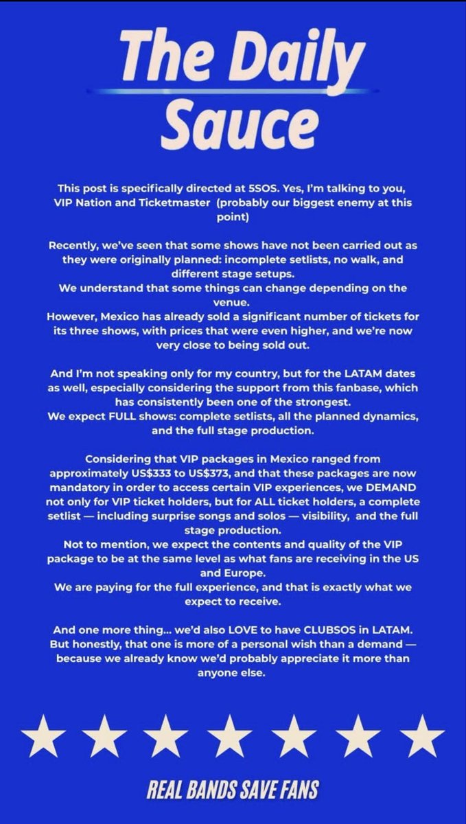 Lt1Mich's tweet photo. @5SOS Pls guys,why you’r doing that? We love you so much and we deserve a full and amazing experience that you promised to us https://t.co/bzYzurQeNx