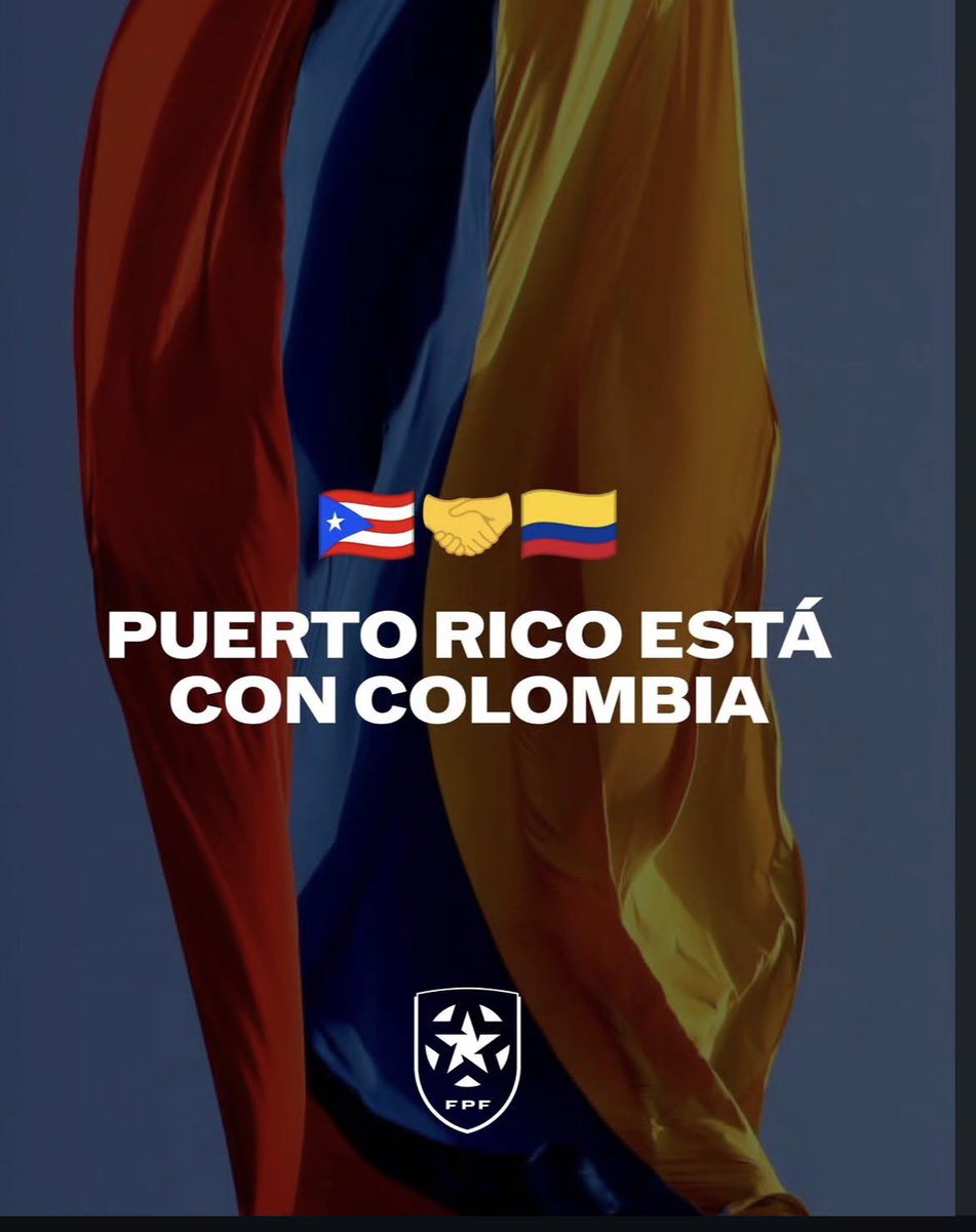 SeleccionFPF's tweet photo. We Stand with Colombia 🇨🇴 ❤️ 
(Picture and Full message by fpf on their instagram.) https://t.co/DAtQwvqles