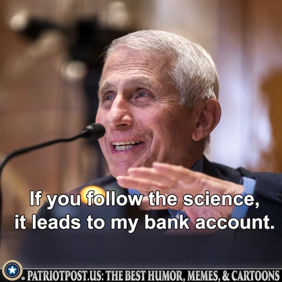 WordsofFaithTo1's tweet photo. #Fauci #TonyFauci #BadScience https://t.co/N2ssodXat7