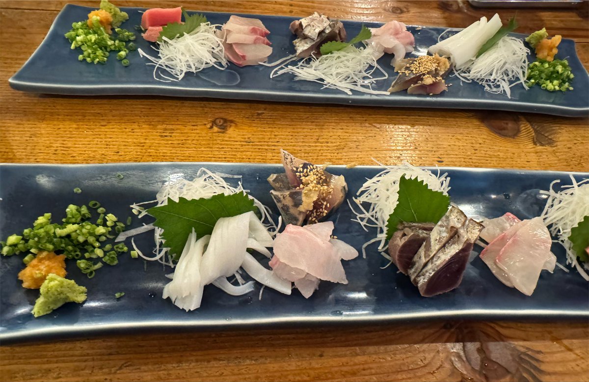 llinca's tweet photo. そういや、数年ぶりに行ったんだけど
店員がめっちゃインバウンドしてた
(料理は最初の方しか撮れてない) https://t.co/Mrj5NaEDth