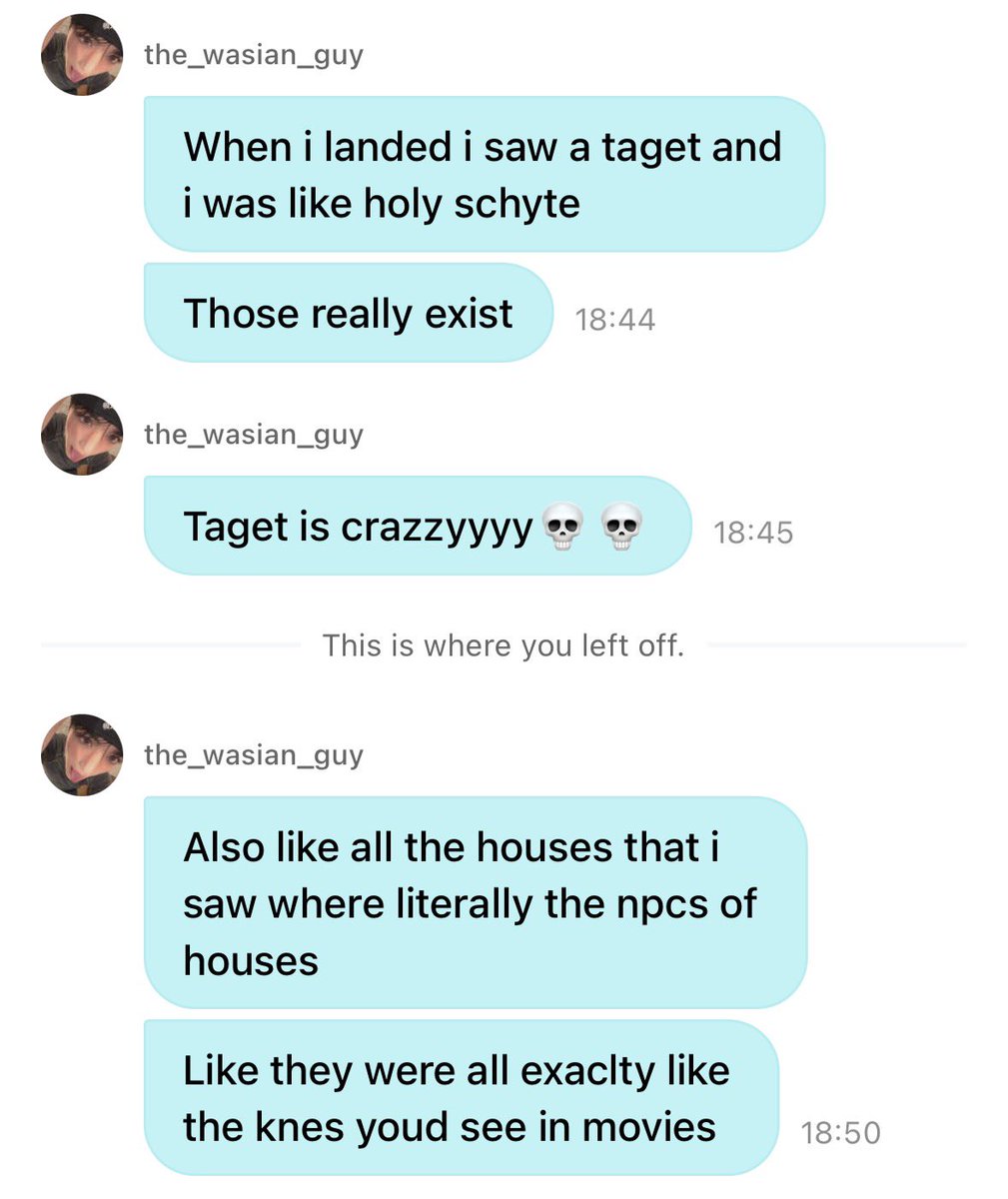 bunniewiju's tweet photo. being amazed by target and american houses AWWW IM SO HYPED https://t.co/YcHQCxCOtr