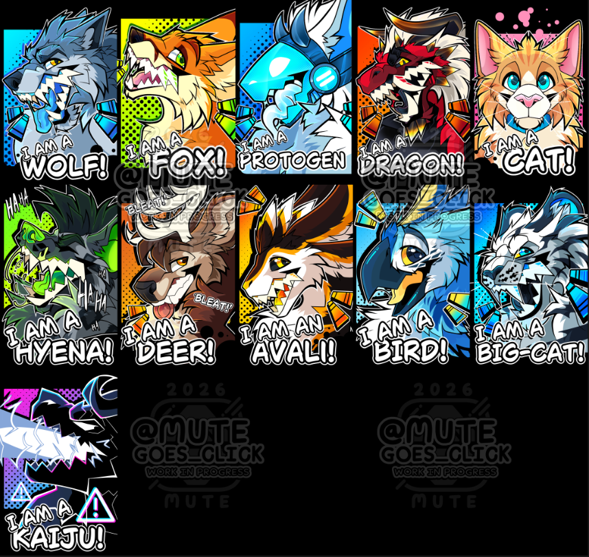 MUTE_GOES_CLICK's tweet photo. Been cracking out designs for my new stock of plastic ID badges!!

feel free to suggest ideas!! https://t.co/HhxEGTyKjM