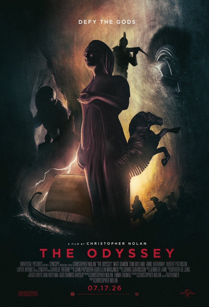 VHSDVDBLURAY4K's tweet photo. Coming to 4K UHD &amp; Steelbook with IMAX ratios via Universal on 11/17

The Odyssey (2026) https://t.co/BHFcWpbxWS