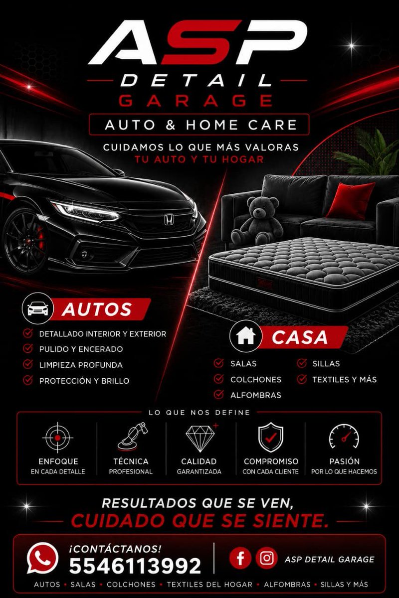 ASPDetailGarage's tweet photo. #detailgarage
#lavadodesalas
#cdmx
#asp
#autohomecare
#auto
#hogar https://t.co/RVZBgXzFF4