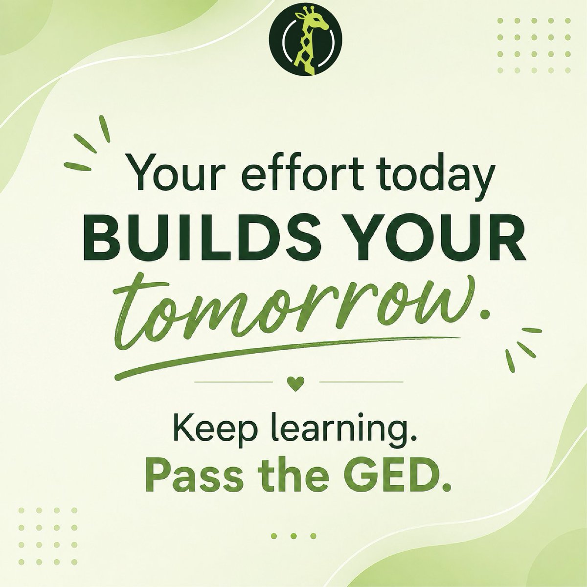TwigeraOfficial's tweet photo. Your effort today shapes your tomorrow. Keep learning, keep practicing, and keep moving toward your GED.
#GED #GEDPrep #GEDTest #GEDStudent #AdultEducation #GEDJourney https://t.co/0jVDFlz9Ax