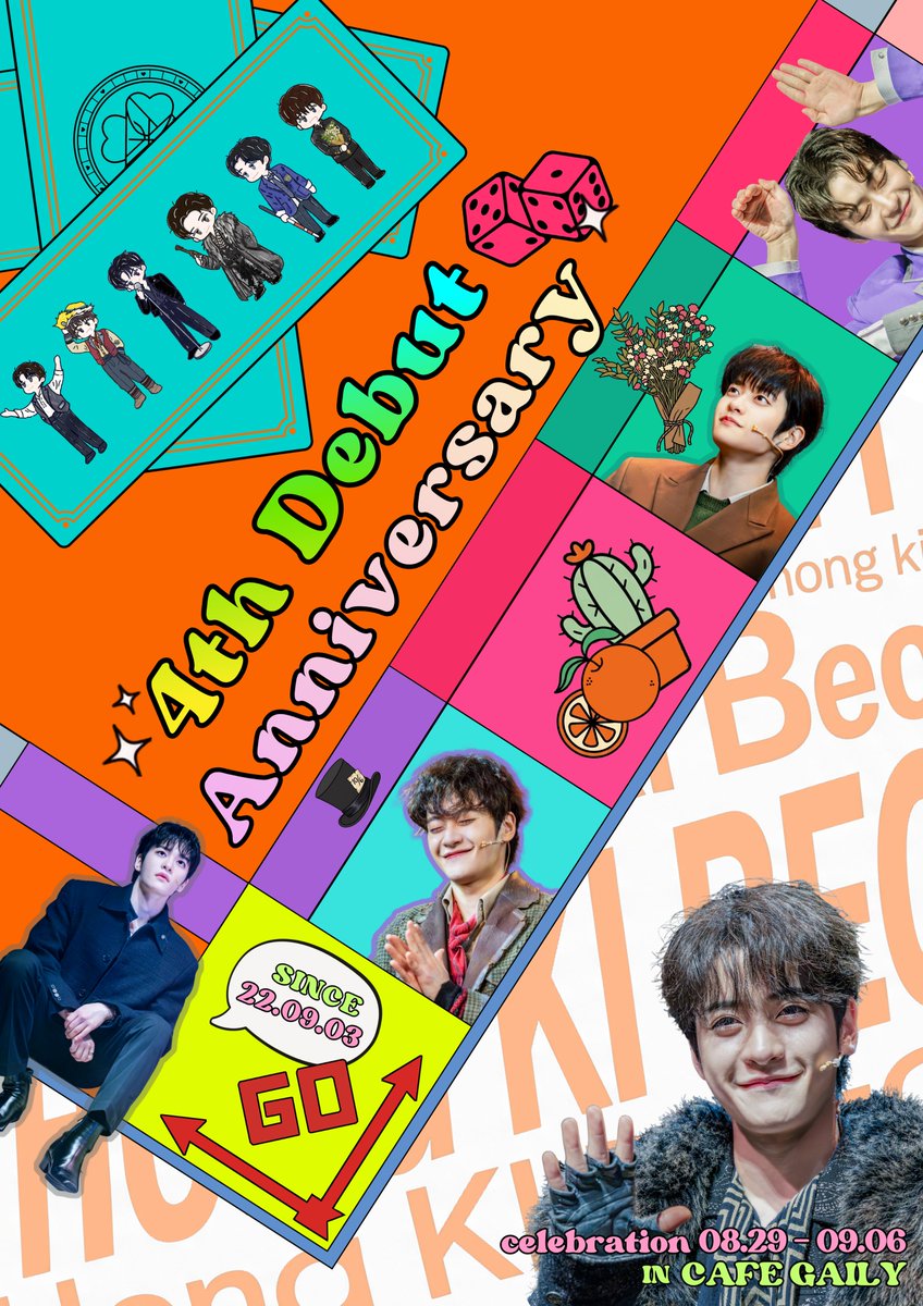 Bum_vly_Bee's tweet photo. 🎲𝐄𝐕𝐄𝐍𝐓 𝐂𝐀𝐅𝐄 
       ↳[ 홍기범's ᴅᴇʙᴜᴛ 𝟺ᴛʜ ᴀɴɴɪᴠᴇʀsᴀʀʏ ]
🎲𝐃𝐀𝐓𝐄 
       ↳[ 𝟐𝟎𝟐𝟔.𝟎𝟖.𝟐𝟗 — 𝟐𝟎𝟐𝟔.𝟎𝟗.𝟎𝟔 ]
🎲𝐏𝐋𝐀𝐂𝐄 
       ↳[ 카페 게일리 ]

홍기범 배우님의 데뷔 4주년을 기념하며 
카페 이벤트를 진행합니다!

#4_EVER_with_U
#이번_턴_도_HKB https://t.co/pN5hRxe72j