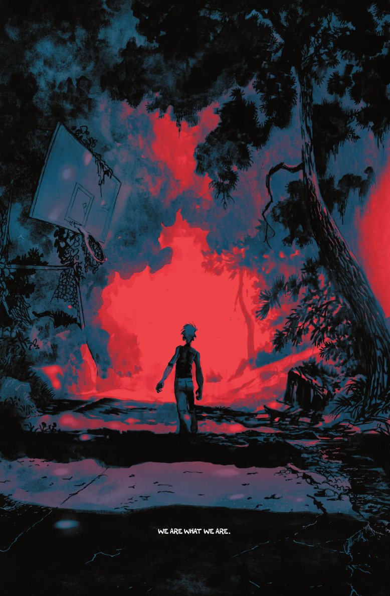 _ronrambles's tweet photo. I haven't post or talked about it, but Bleeding Hearts comic has been so good. I love this approach to a zombie story that feels refreshing, but also the twist is so well. https://t.co/RcGufUjltH
