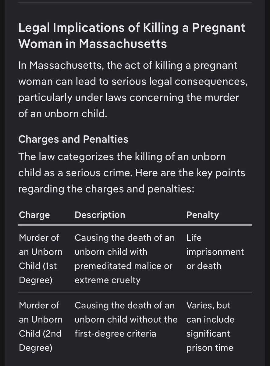 RosieB08's tweet photo. @LifeNewsHQ @dbdeby25 So in Massachusetts, abortion is killing a ‘fetus’ but killing a pregnant woman is considered ‘Causing the death of an unborn child”

These people are sick AF!! https://t.co/IWMex7TXqx