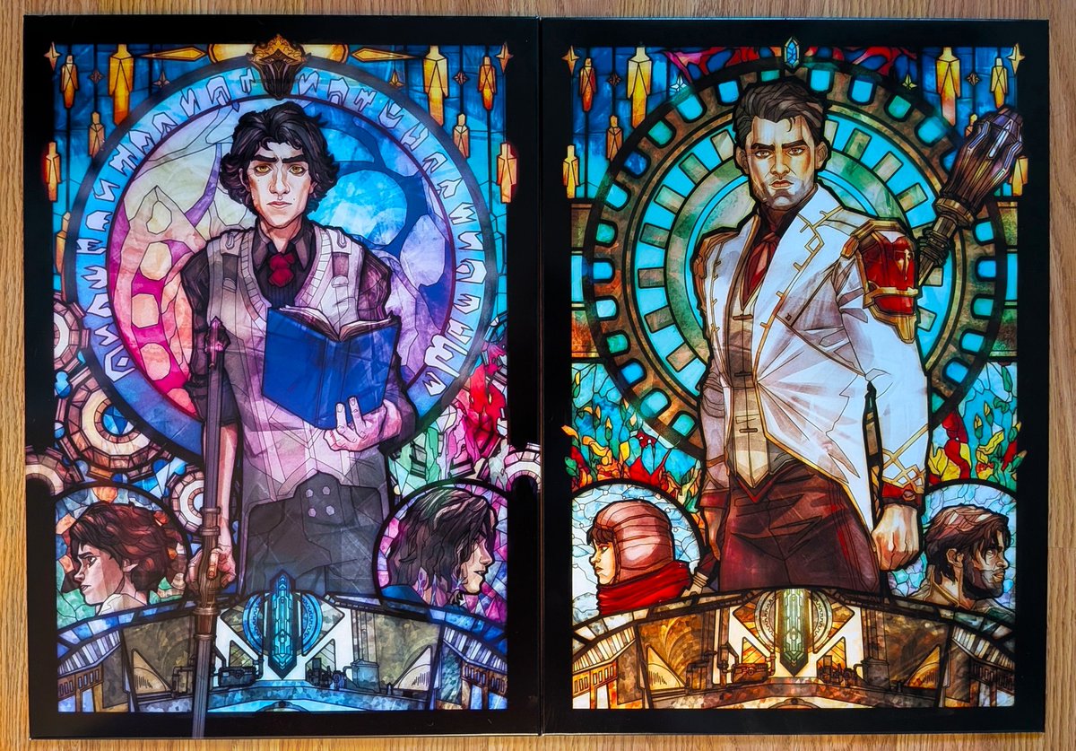ziggie_jv's tweet photo. The jayvik @Displate posters are even more beautiful in person!! Their matching designs are so perfect, the soulmatism goes crazy ❤️❤️❤️ https://t.co/Vi1x0UFwh8