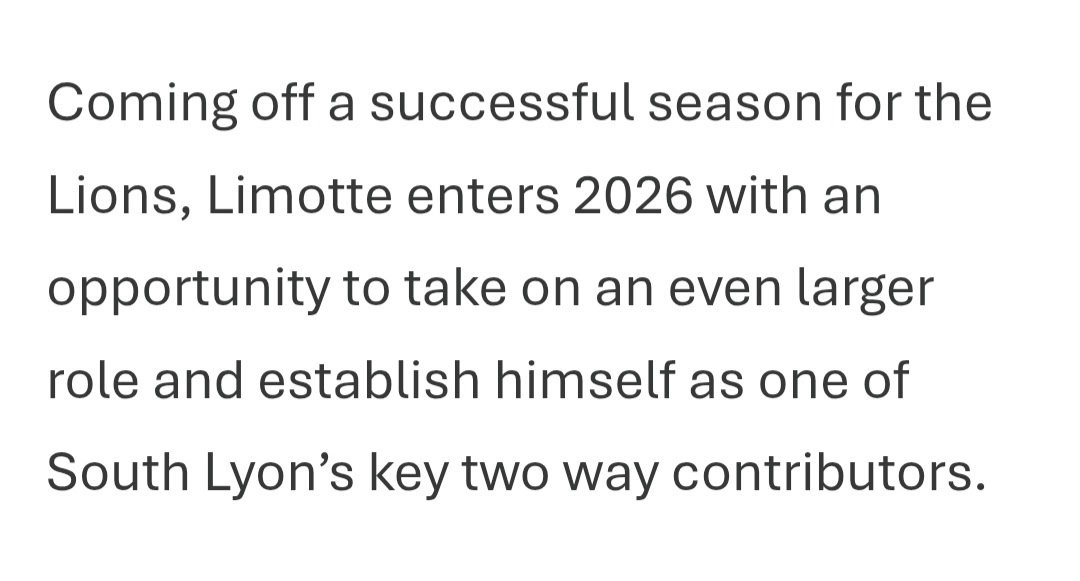 limottej's tweet photo. Nice write up @gannon_limotte by @MIFootballScout 
#hed #class2027 @HEDslhsfootball https://t.co/QBhq7nsat0