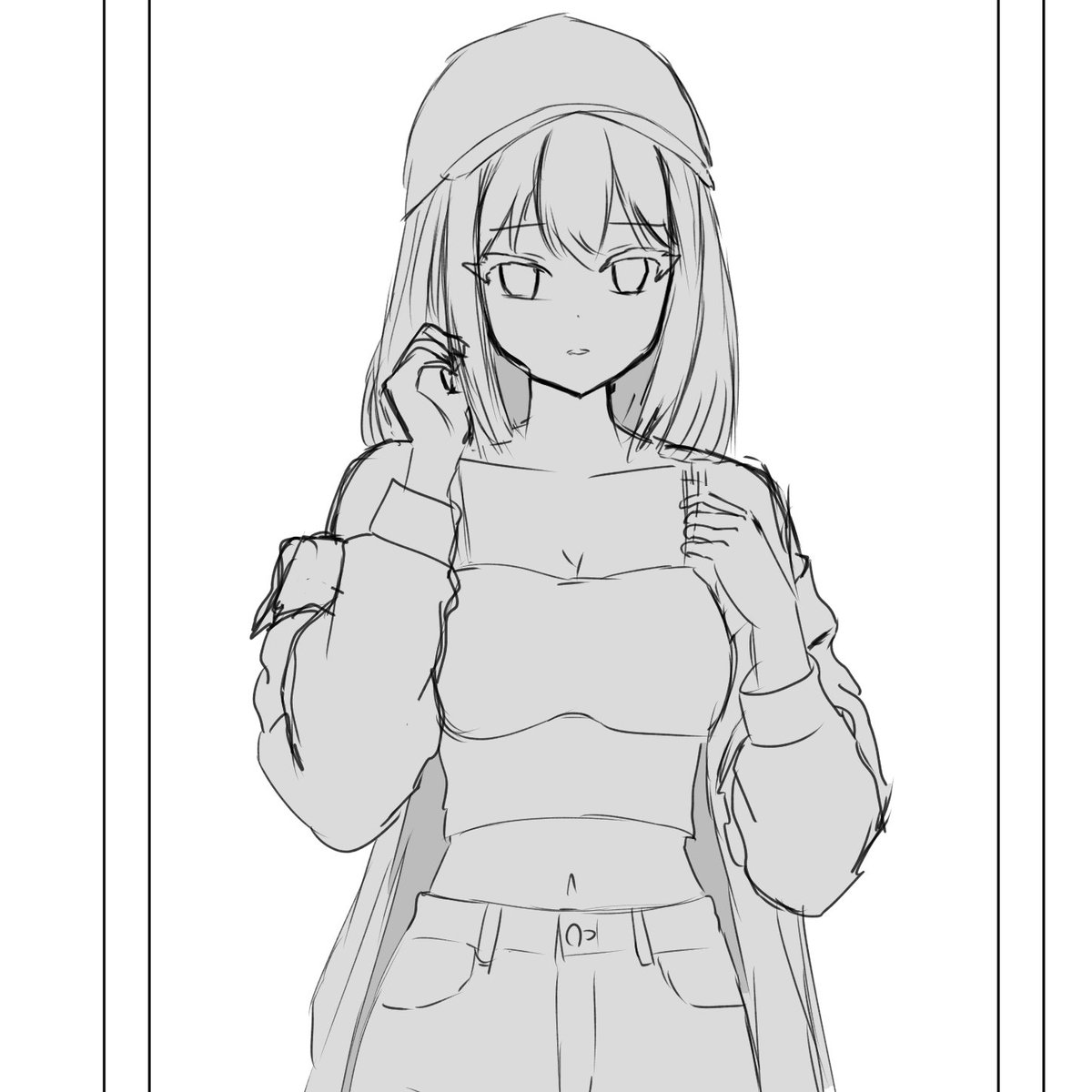 tokinagaknee's tweet photo. 見かけていいなと思った服を着てみる新衣装夢乃wip https://t.co/7t3qRRvnZb