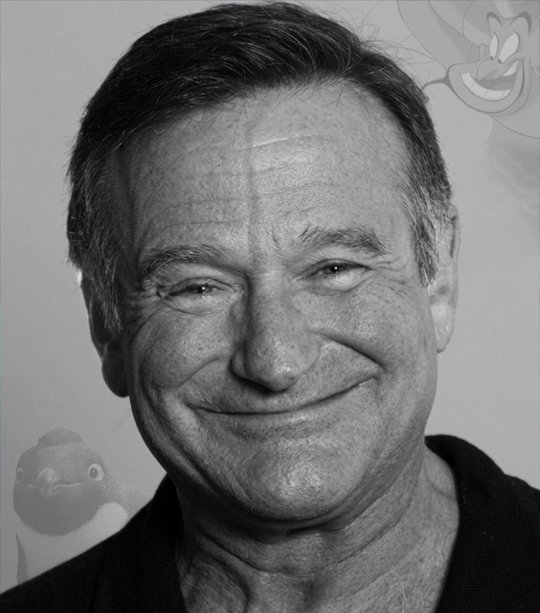 CartoonsOTMoon's tweet photo. Hoy se cumplen 12 años de la muerte de Robin Williams, siendo su última gran película 'Una Noche en el Museo 3'.

En ella, sus últimas palabras fueron «Sonríe, hijo mío. Ya está amaneciendo». https://t.co/Dto6TxeqzI