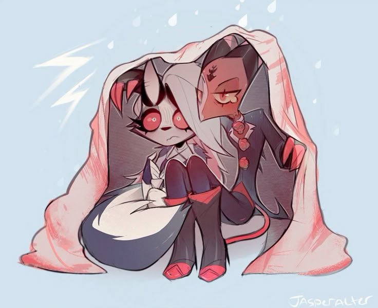 TheGreatLoona's tweet photo. The loudest dad in Hell, the softest heart when it comes to her. 🖤

#HelluvaBoss‌fanart https://t.co/oHeCsr4w12