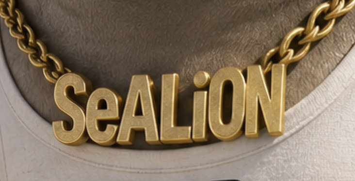 0xrusty_'s tweet photo. The vamp farm dex banner is literally featuring MY art where he is wearing a chain that literally shills the OG - 'SeAlⁱon' https://t.co/M4Ae3SOjSE