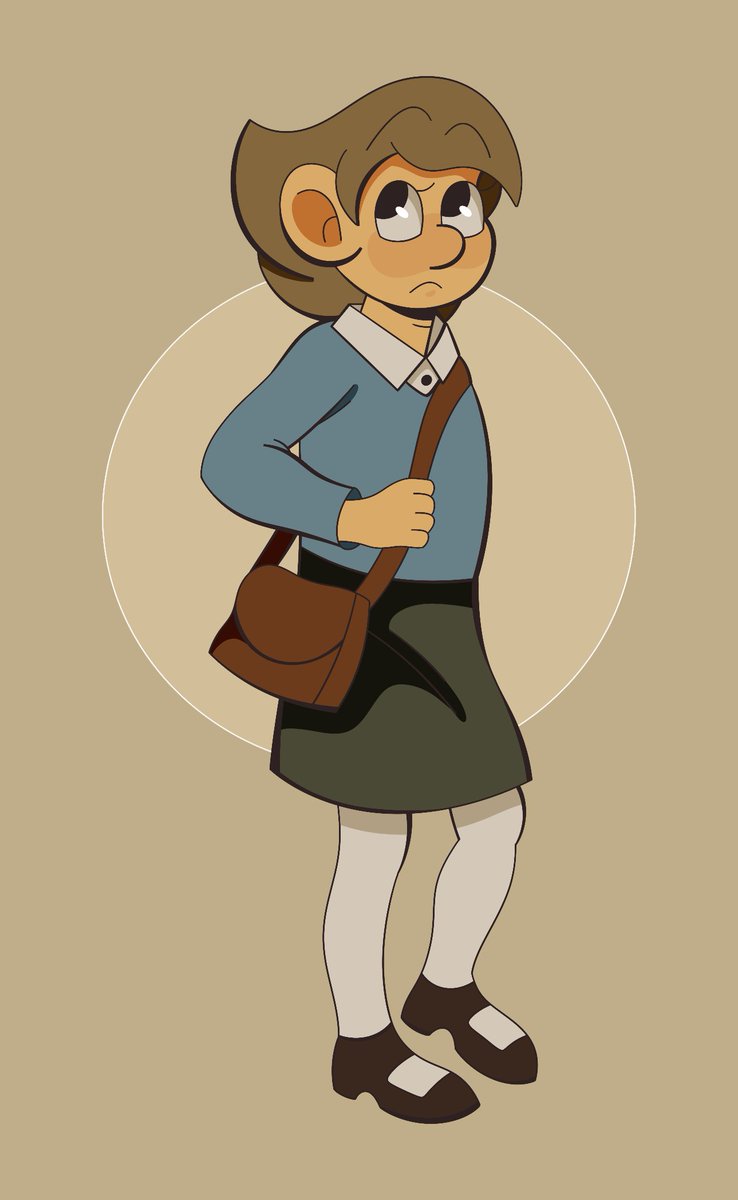 HDorritie's tweet photo. Today's #Artfight attack features a Luke Triton genderbend by Sweefis! This design was just too adorable not to draw.

#professorlayton #luketriton #art #artist #artwork #digitalart #artfight2026 #procreate #digitaldrawing https://t.co/q6KorTADgI