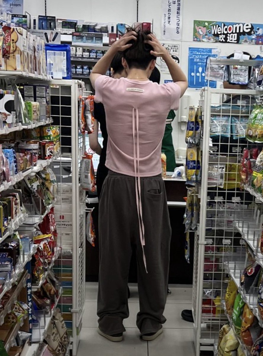 19wons's tweet photo. sangwon just own and wear a pink crop with long bow in the back.. he's so GIRLWON 🎀 https://t.co/DWRpnxlnym
