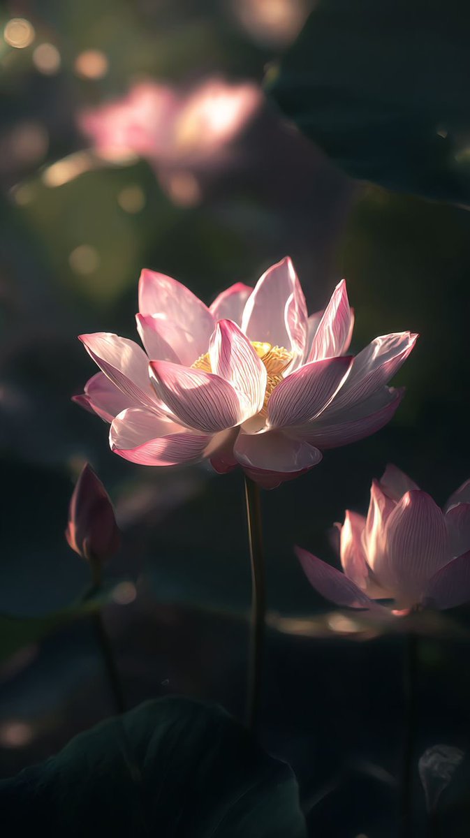 daothuthuy11's tweet photo. Hoa sen (tên khoa học Nelumbo nucifera) là quốc hoa không chính thức, biểu tượng cho sự thanh cao, ý chí kiên cường và tâm hồn của người Việt Nam. 
Đặc điểm tự nhiên. Thân và rễ: Cây thủy sinh sống trong bùn, có củ và ngó sen nằm dưới bùn.Lá: Lá to hình tròn, đường kính 40–70 cm, vươn lên trên mặt nước, có khả năng không thấm nước.Hoa: Có nhiều lớp cánh xếp chồng lên nhau, phổ biến nhất là màu hồng và màu trắng, tỏa hương thơm dịu nhẹ.Ý nghĩa văn hóa và đời sống biểu tượng thanh sạch: Câu châm ngôn "gần bùn mà chẳng hôi tanh mùi bùn" thể hiện lối sống trong sạch, không màng danh lợi.