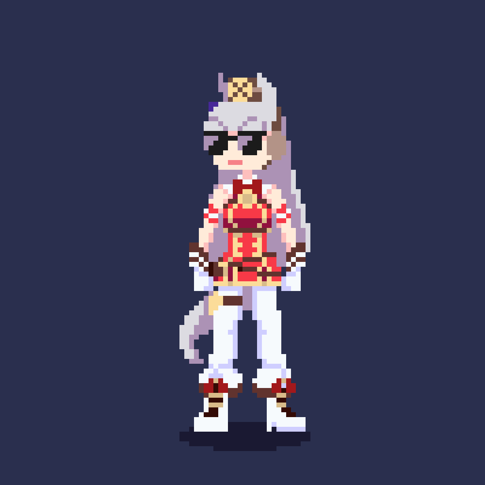 labakatei's tweet photo. GOLD SHIP
#umamusume #pixelart https://t.co/n6SpLcyNtb