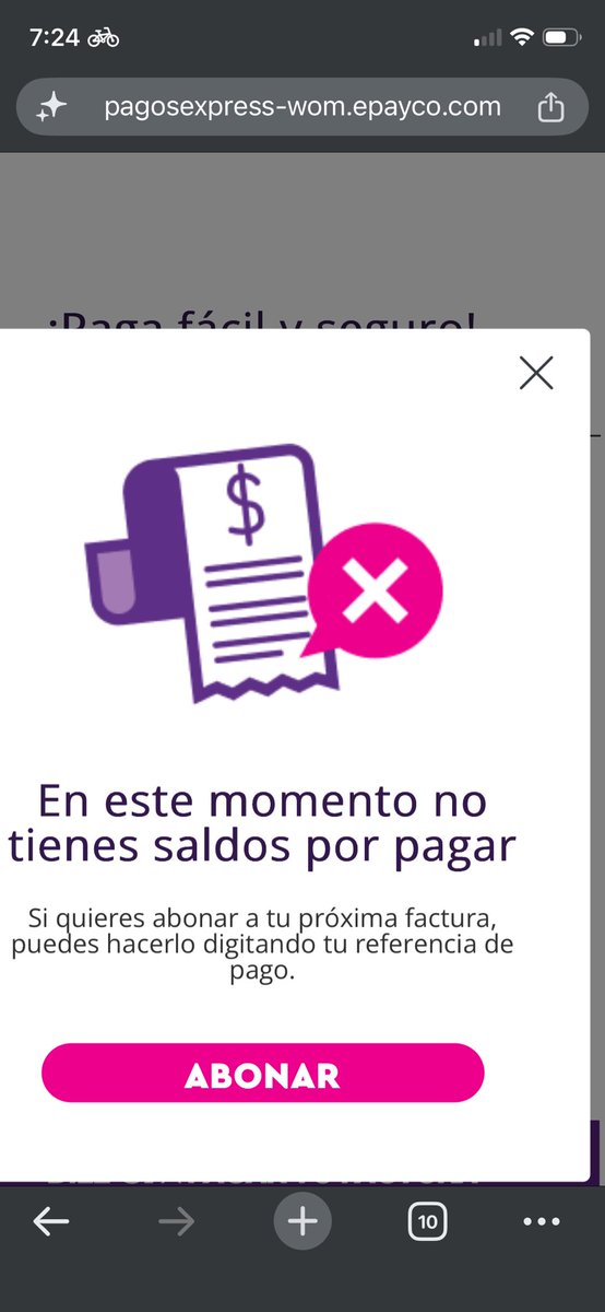 ElMalaFoto's tweet photo. @movilpt llevan dias y dias recordando que debo pagar. Ayer y hoy toooodo el día intentando pagar la factura y no me han dejado, muy raro que la página no deje después del aviso del cobro de recolección de 10.000 pesos. Raro Nó!! #wom #womcolombia https://t.co/4FUZA0eJ6h