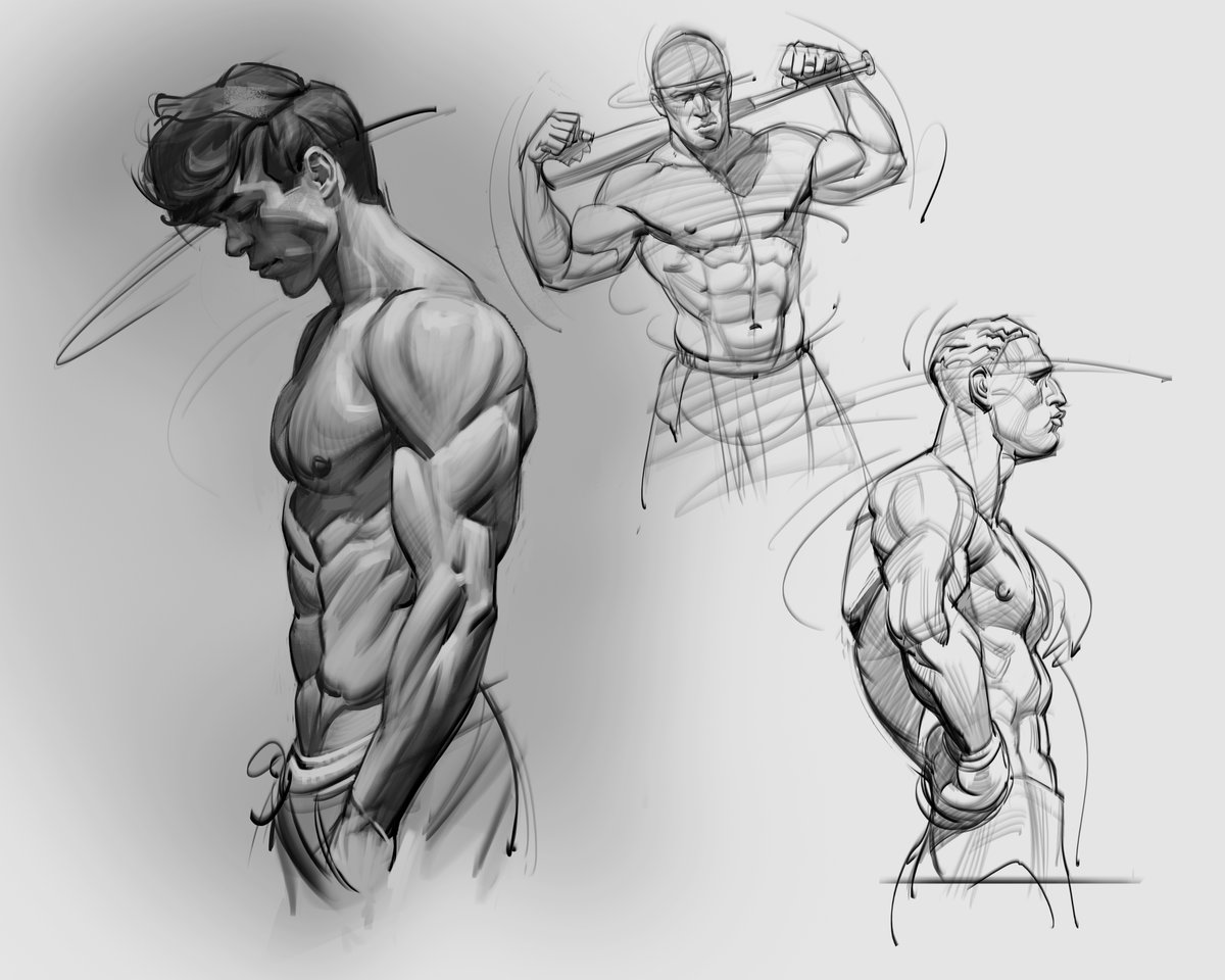 saqomolo's tweet photo. Male torso sketches! #maletorso #gottogetbetter #doodles #sketches #abs #core #muscular #fitness #bodybuilding #anatomy #humanantomy #figuredrawing #gesturedrawing https://t.co/LoAtaFWCGi