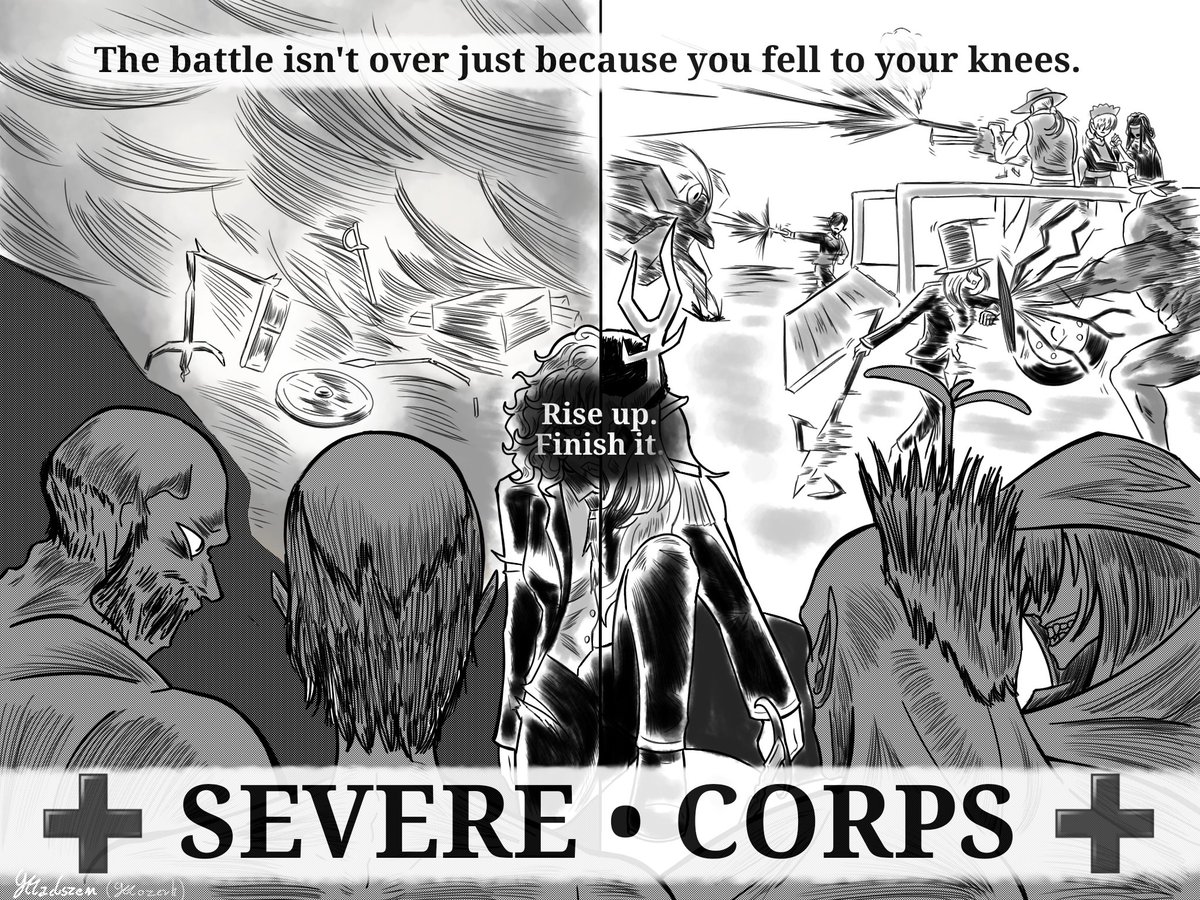 MagdieZolot's tweet photo. 𝙵𝚊𝚗𝙰𝚛𝚝:

Severe Corps.

Again a too ambitious sketch that turned out to be a shit result. https://t.co/aOmnMCudkx
