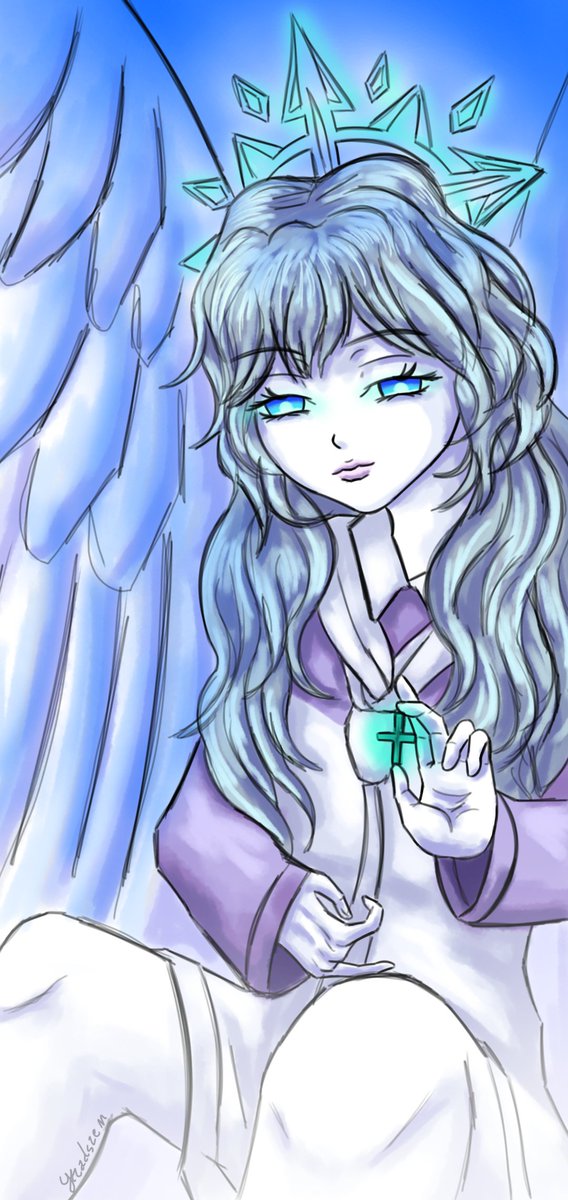 MagdieZolot's tweet photo. 𝙵𝚊𝚗𝙰𝚛𝚝:

Azure Cross wallpaper. https://t.co/ccEXrGv4Hr