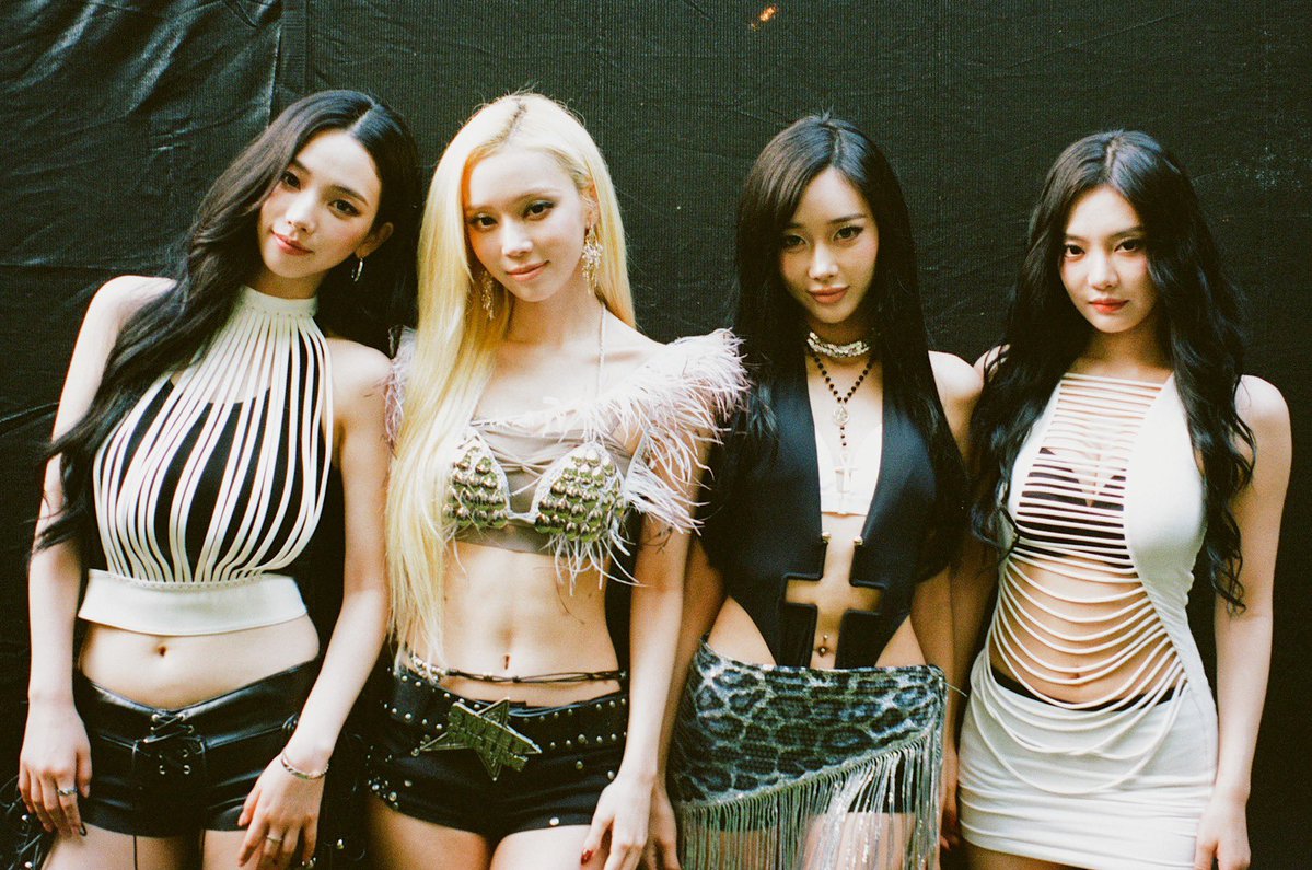 wntrult's tweet photo. aespa in new photos at Lollapalooza Chicago 2026 from The Fader Magazine. https://t.co/Am5PoziObu