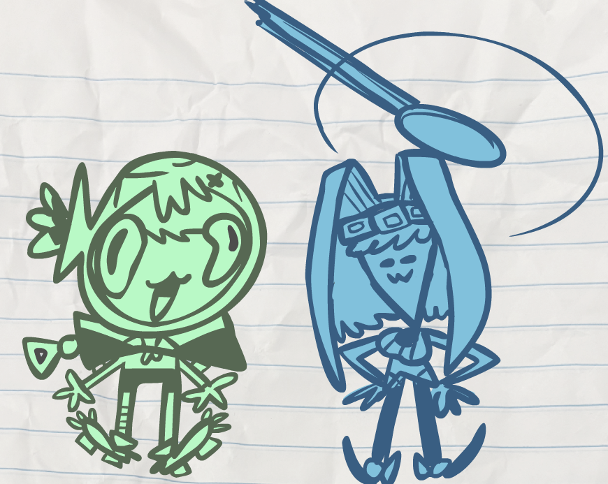 Comicdud's tweet photo. Green and Blue https://t.co/a8Xwg59Vrs