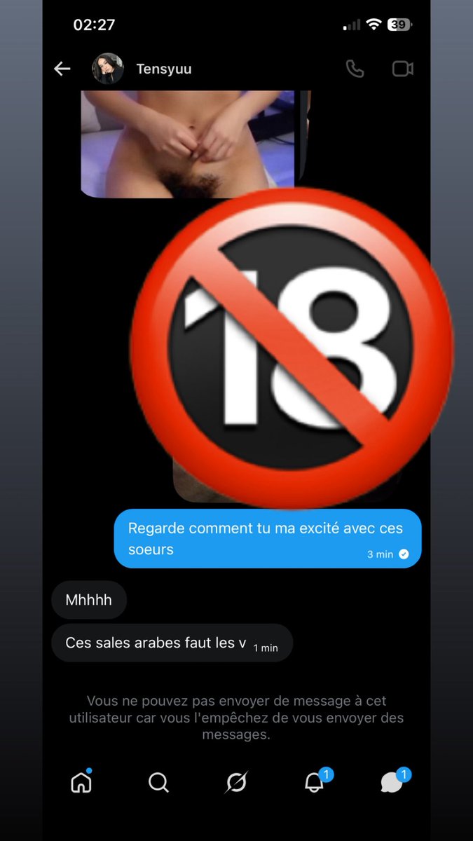 GrosseBranlette's tweet photo. Voilà quand on lis pas mon avertissement, je vais afficher ces fils de putes à partir de maintenant. https://t.co/e52LThf6oQ