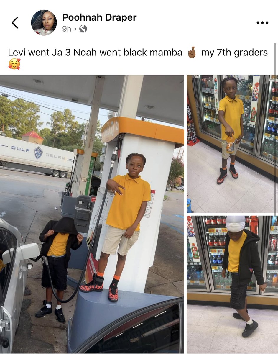 CurttiMagurtti's tweet photo. both on house arrest in 7th grade is pitiful. yall be shitty parents and gloat abt it on social media 😭 a mf couldn’t pay me to post my kids like this. https://t.co/146rkH0TqY