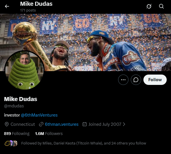 isellbeforeyou's tweet photo. did @mdudas just change his pfp to $toad? https://t.co/AOg0ANrt4K